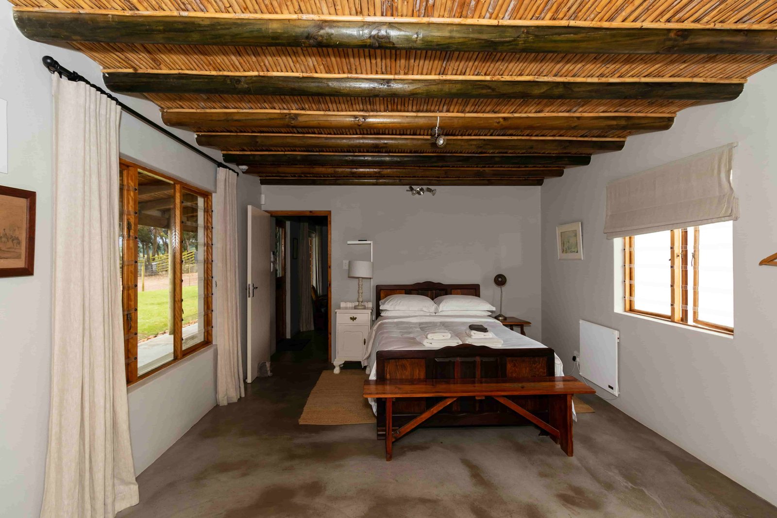 Interior of rental cottage ready for tenants